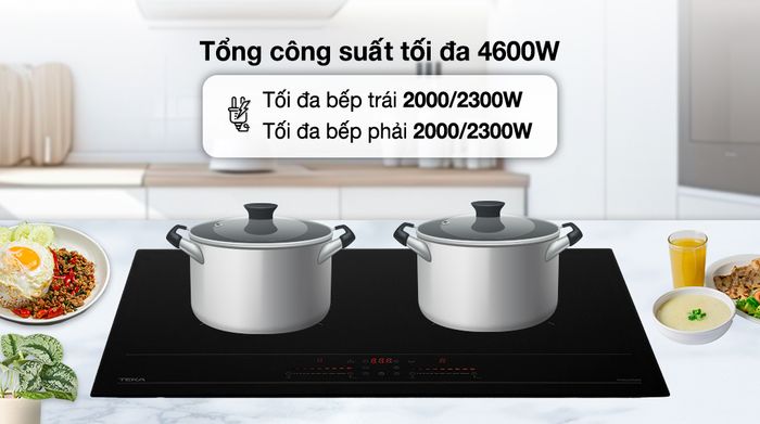 Công suất - Bếp từ đôi lắp âm Teka IBC 7320 D