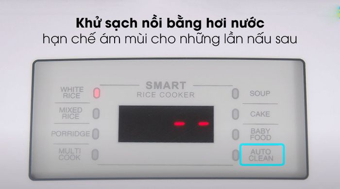 Chức năng tự động vệ sinh Nồi cơm điện Cuckoo 1.44 lít CR-0810F