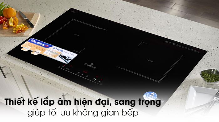 Thiết kế Bếp từ đôi Bluestone ICB-6833
