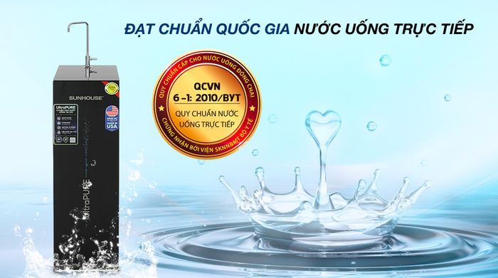 Máy lọc nước RO Sunhouse UltraPURE SHA8891KL 10 lõi - Đạt chuẩn