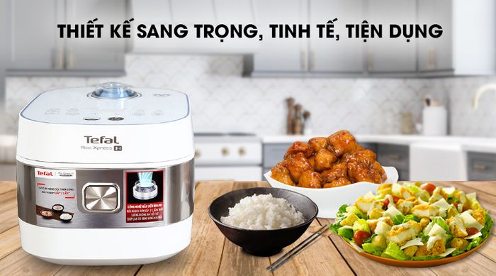 Thiết kế Nồi cơm điện cao tần Tefal 1.5 lít RK762168