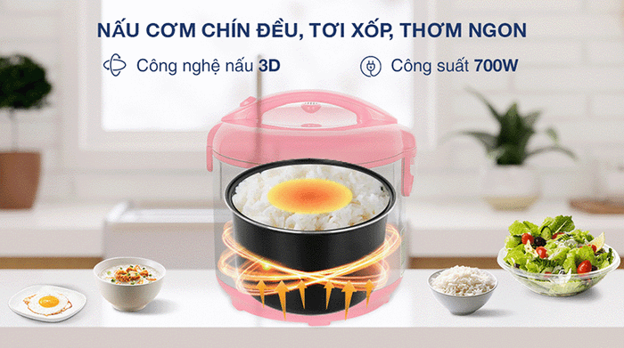 Nồi cơm điện Sunhouse 1.8 lít SHD 18S - Công nghệ