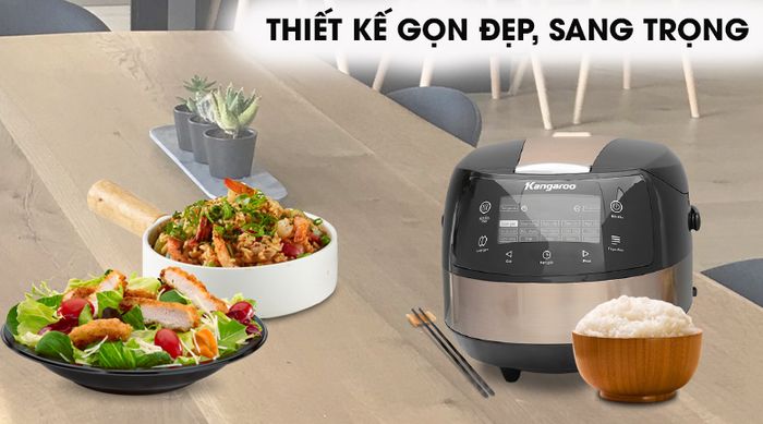 Thiết kế - Nồi cơm điện tử Kangaroo 1.8 lít KG18DR8