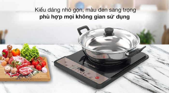 Thiết kế - Bếp từ Sunhouse SHD6159