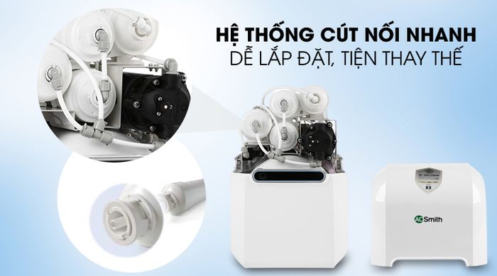 Cút nối nhanh - Máy lọc nước RO Aosmith E3