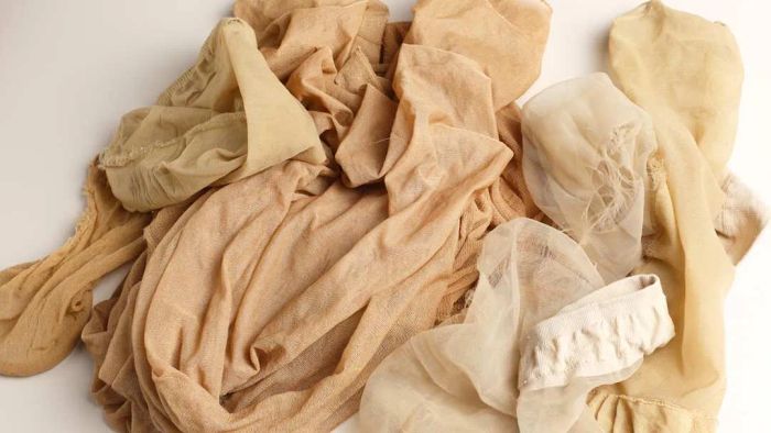 A pile of used pantyhose