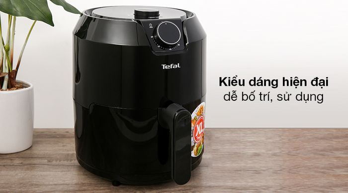 Nồi chiên không dầu Tefal EY201815 4.2 lít - Nồi chiên không dầu Tefal vỏ ngoài bằng thép không gỉ