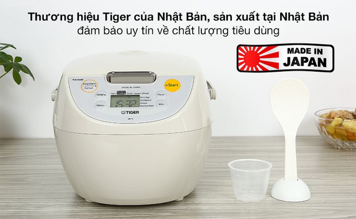 Thương hiệu - Nồi cơm điện tử Tiger 1.8 lít JBV-S18W