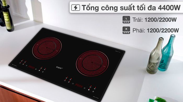Bếp hồng ngoại đôi lắp âm KAFF KF-073CC