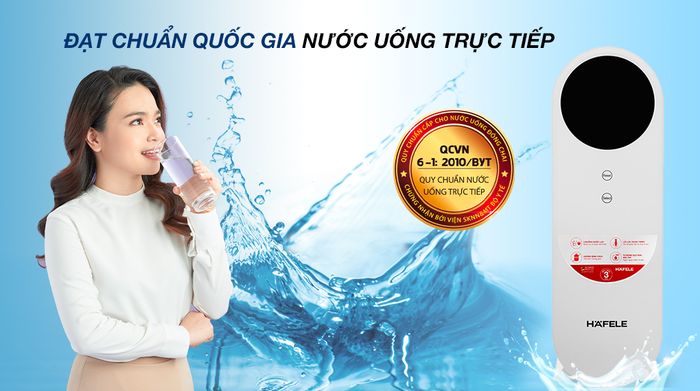 Máy lọc nước RO Hafele HWP-UNT400D 3 lõi - Đạt chuẩn