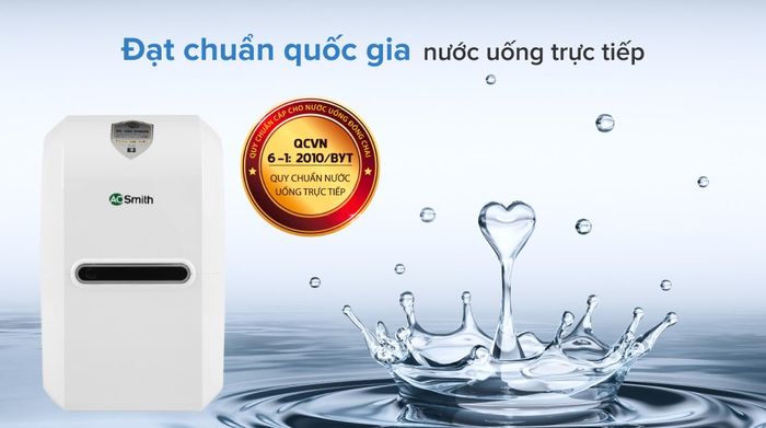 Máy lọc nước RO Aosmith E3 - Nước sạch