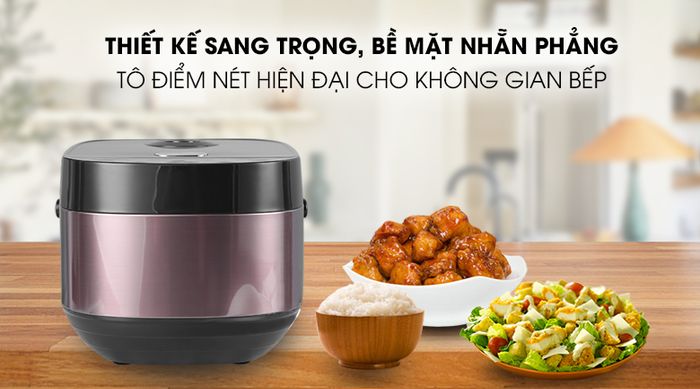 Thiết kế Nồi cơm điện tử Ava TP40-CT01E 1.8 lít