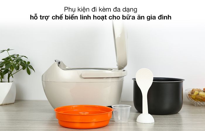 Phụ kiện - Nồi cơm điện tử Tiger 1.8 lít JBV-S18W