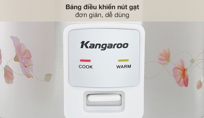 Bảng điều khiển - Nồi cơm điện nắp gài Kangaroo 1.8 lít KG18RC3