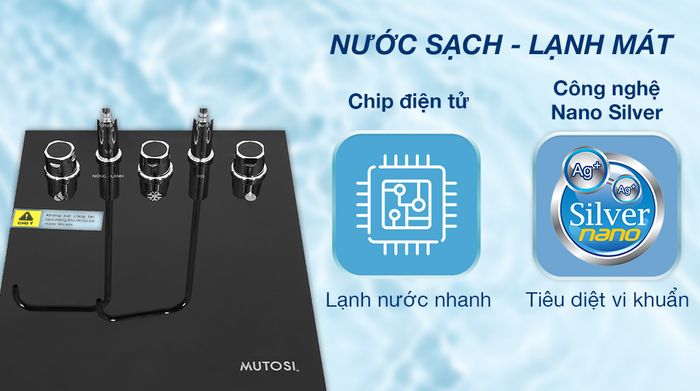 Máy lọc nước RO nóng nguội lạnh Mutosi MP-S1011 10 lõi - Công nghệ