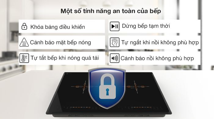Tính năng an toàn - Bếp từ hồng ngoại Hawonkoo CEH-223-IF