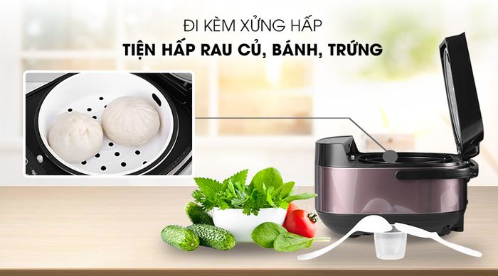 Xửng hấp nồi cơm điện tử Ava TP40-CT01E 1.8 lít