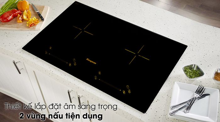 Thiết kế - Bếp từ đôi Kangaroo KG856i