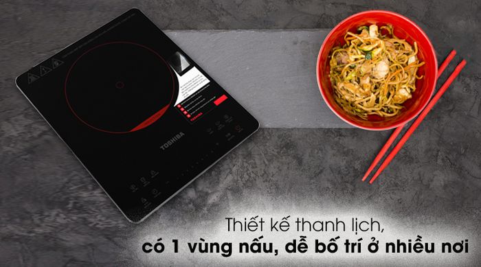 Bếp từ Toshiba IC-20S1PV - Thiết kế thanh lịch