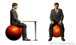 Exercise ball.
