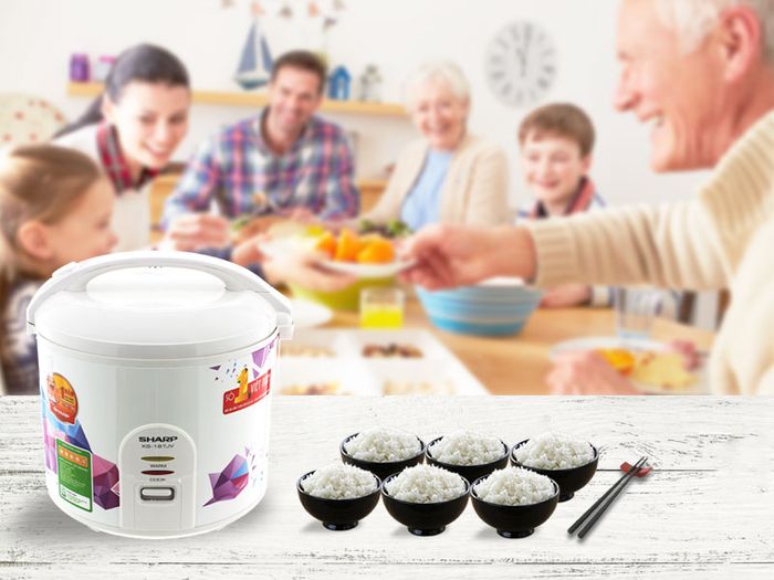 Nồi cơm điện Sharp 1.8 lít KS-18TJV