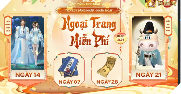 Tân Thiên Long Mobile VNG sôi động với chuỗi sự kiện kỷ niệm sinh nhật tròn 6 tuổi