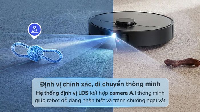 Robot hút bụi lau nhà Dreame X40 Ultra - Hệ thống định vị