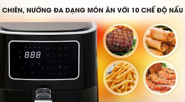 Chức năng nấu - Nồi chiên không dầu Ava AF40155D 5 lít