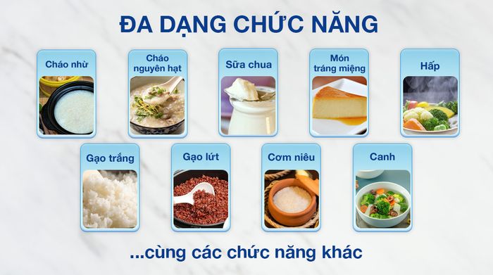 Nồi cơm cao tần Tefal 1.5 lít RK808168 - Chức năng
