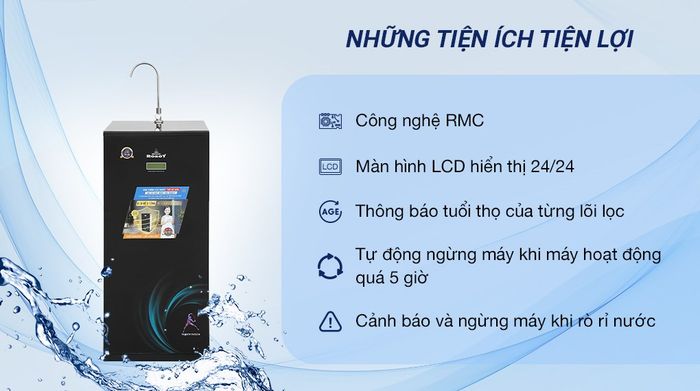 Tiện ích - Máy lọc nước RO Robot SPRING-X10GUR 10 lõi