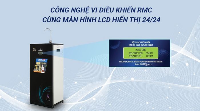 Công nghệ vi điều khiển RMC - Máy lọc nước RO Robot SPRING-X10GUR 10 lõi