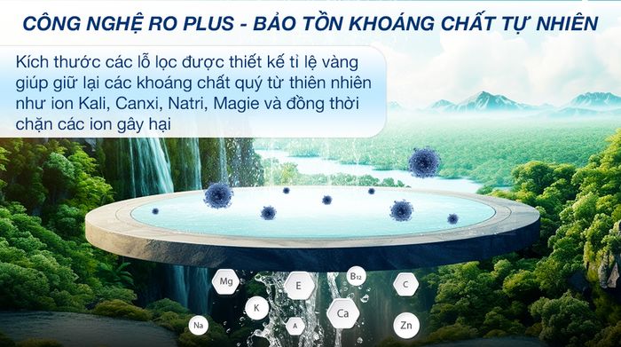 Máy lọc nước RO nóng nguội lạnh Toshiba TWP-W2398SVN(M) 10 lõi - Lõi RO PLUS