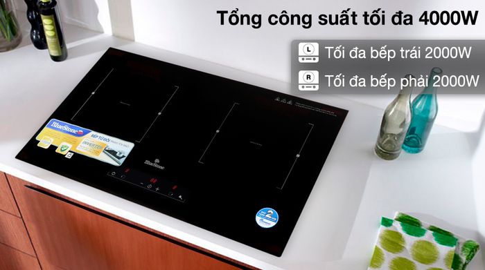 Bếp từ đôi lắp âm BlueStone ICB-6821 - Công suất