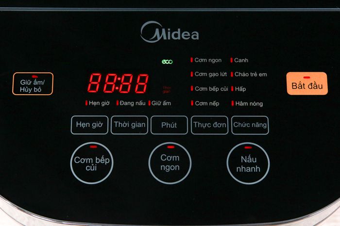 Dễ dùng - Nồi cơm cao tần Midea MB-HS4008