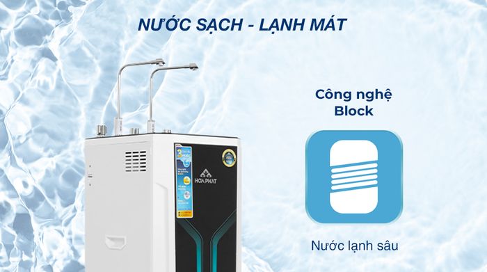 Máy lọc nước RO nóng nguội lạnh Hòa Phát HWBS3A 1021 10 lõi - Công nghệ làm lạnh