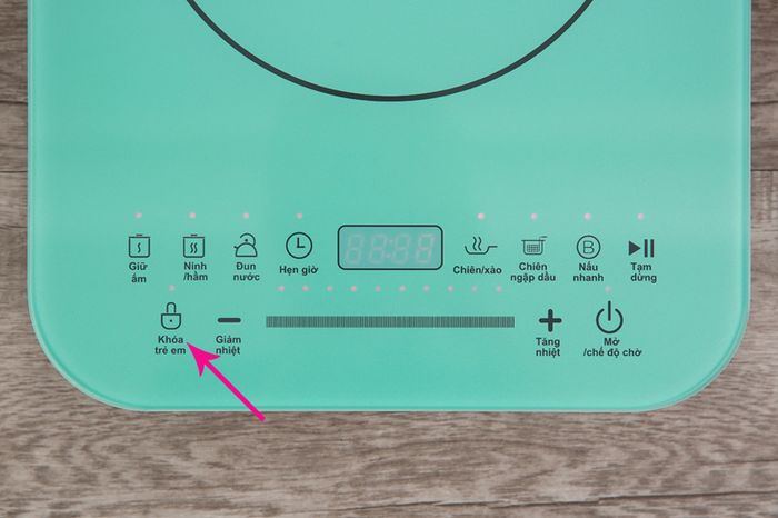 Khóa an toàn - Bếp từ Midea MI-T2120DA