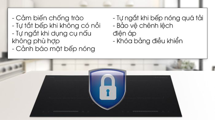 Nhiều tính năng an toàn