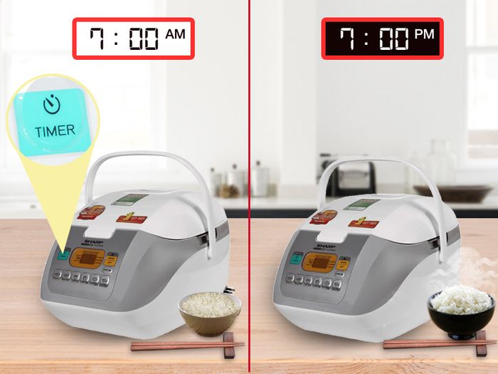 Hẹn giờ nấu tự động tiện lợi