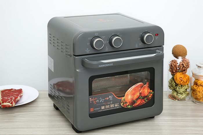 Lò chiên không dầu Hawonkoo AFH-180-GR 18 lít - Công nghệ, nhiệt độ, thời gian