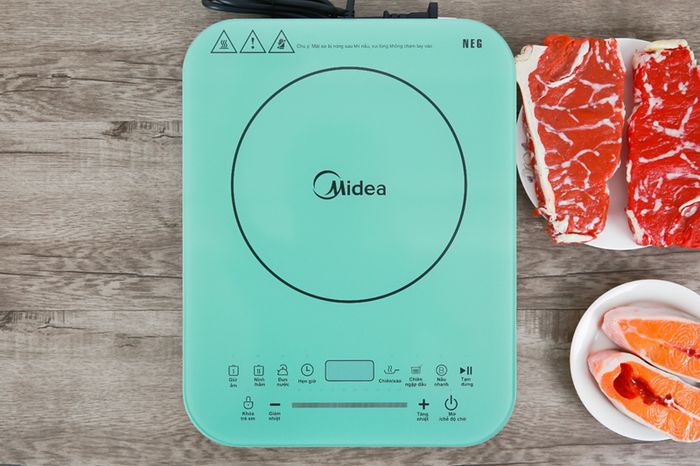 Mặt kính cao cấp nhập khẩu - Bếp từ Midea MI-T2120DA