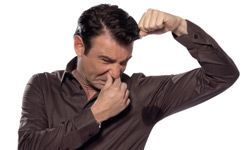 perspiring underarms