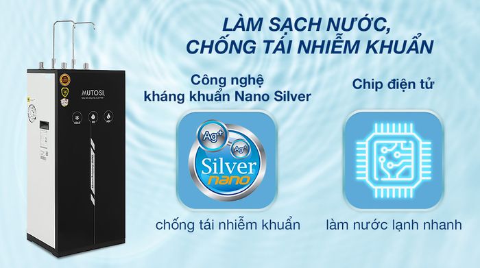 Máy lọc nước RO nóng nguội lạnh Mutosi MP-M1011 10 lõi - Công nghệ