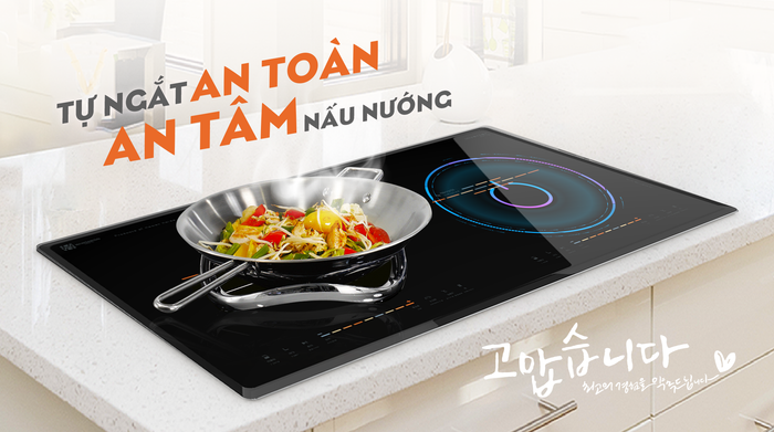 Tính năng an toàn - Bếp từ hồng ngoại lắp âm HAWONKOO CEH-210-IF