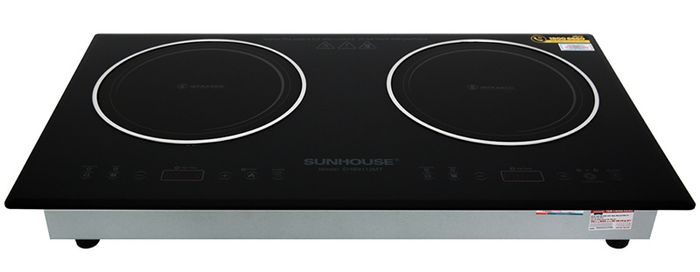 Thiết kế hiện đại, sang trọng - Bếp hồng ngoại đôi Sunhouse SHB9112MT