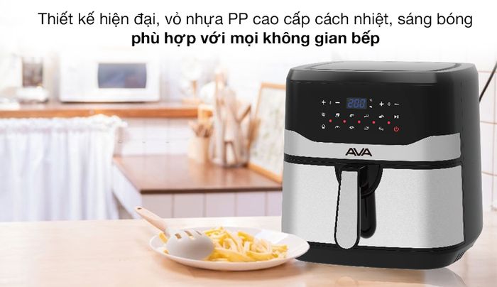 Thiết kế - Nồi chiên không dầu Ava KDF-593D 7.5 lít