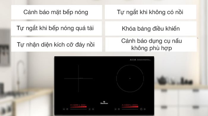 Tính năng - Bếp từ hồng ngoại Bluestone ICB-6911