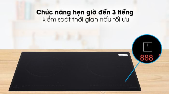 Bếp từ hồng ngoại Pramie 2105 - Hẹn giờ tới 3 tiếng giúp nấu các món hầm, cháo,.. thuận tiện