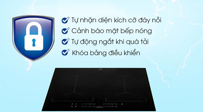 Nhiều tính năng an toàn bảo vệ người dùng