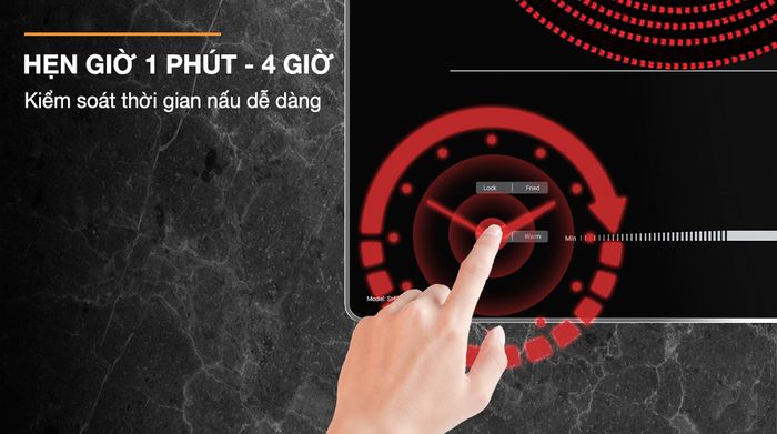 Hẹn giờ - Bếp từ hồng ngoại lắp âm Sunhouse SHB82071-VMD