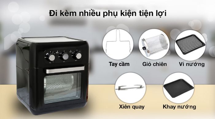 Lò chiên không dầu Hawonkoo AFH-100 10 lít - Phụ kiện